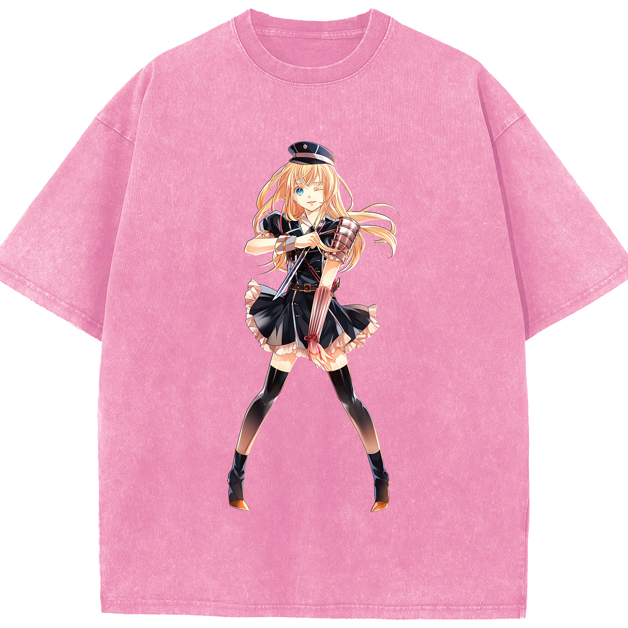 （画像用） 刀剣乱舞 Touken Ranbu 綿100% ヴィンテージ風 半袖Tシャツ（フロントプリント）